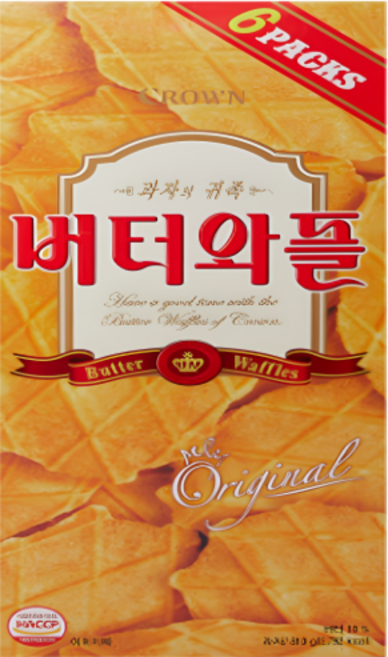크라운 버터와플, 810g, 1개