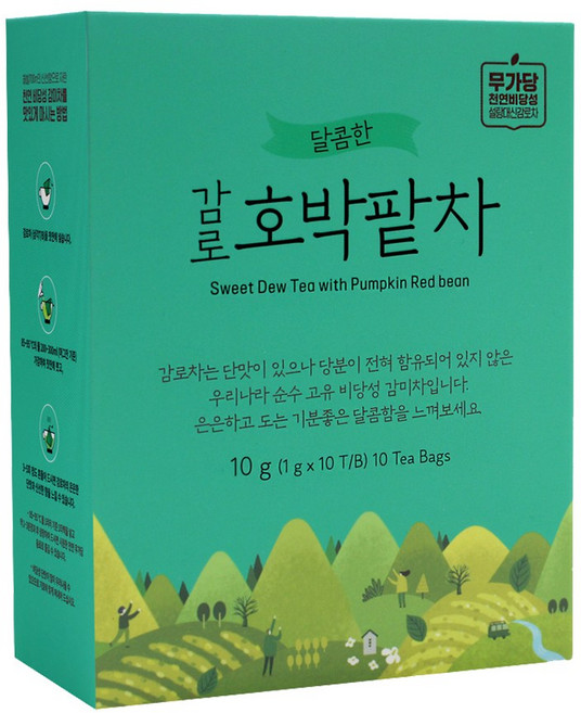 감로 호박팥차 10티백, 1개, 1g, 1개, 10개입