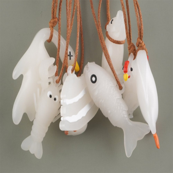 자외선 닭 키링 변색 키링 uv 반응 베이징덕 키홀더, 1개, 자외선 꼬꼬닭 키링 단품