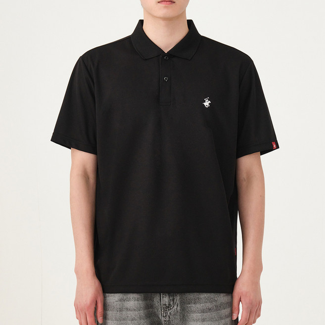 비버리힐즈폴로클럽 남여공용 기능성 쿨에버 투버튼 반팔 카라 티셔츠 EPW0T02