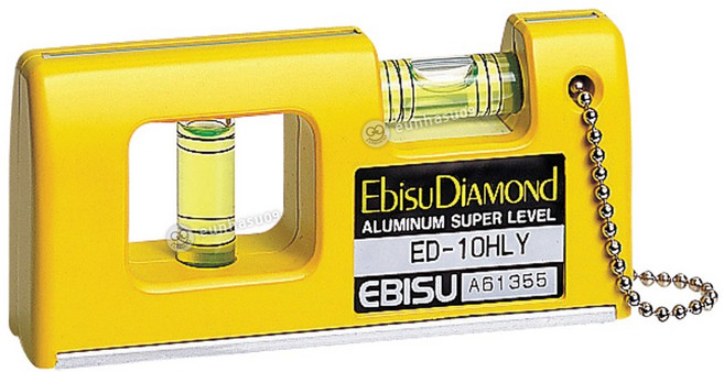 EBISU (에비수) 수평-핸디레벨 ED-10HL 1개 (20x46x100mm 0.50mm/m)