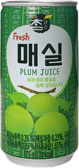 대일 참맑은 매실 175ml x 30캔, 30개