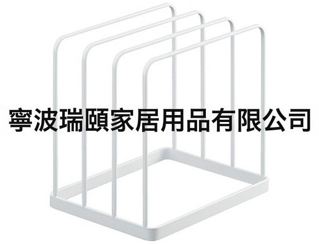 現貨批發日式烤盤收納架多功能廚房大號分格砧板架櫥櫃收納置物架, 1個, 白:如图