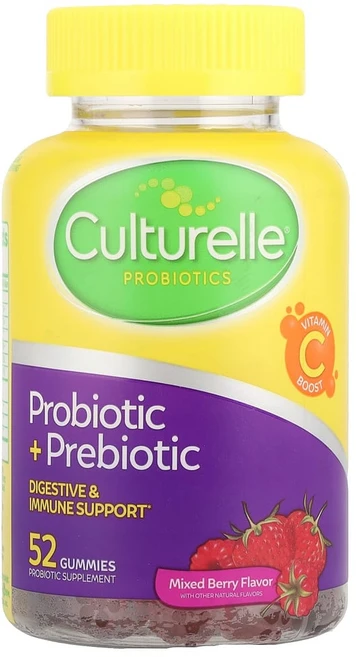 컬처렐 프로바이오틱 + 프리바이오틱 구미젤리 혼합 베리 구미젤리 52개, CTL40092, 1개 - 쿠팡
