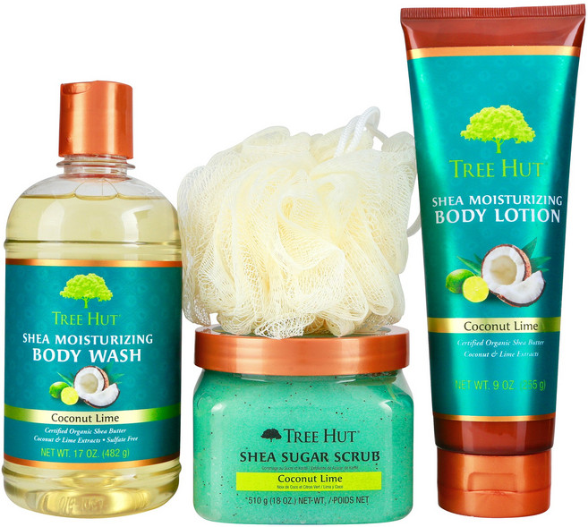 트리헛 시어 바디 레지멘 코코넛 라임 3종 세트 샤워타월 포함, 1개