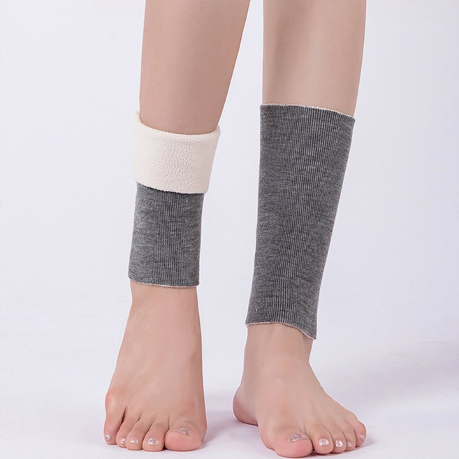 누비즈 1+1 겨울 방한 레그워머 기모 발토시 발목토시 2쌍