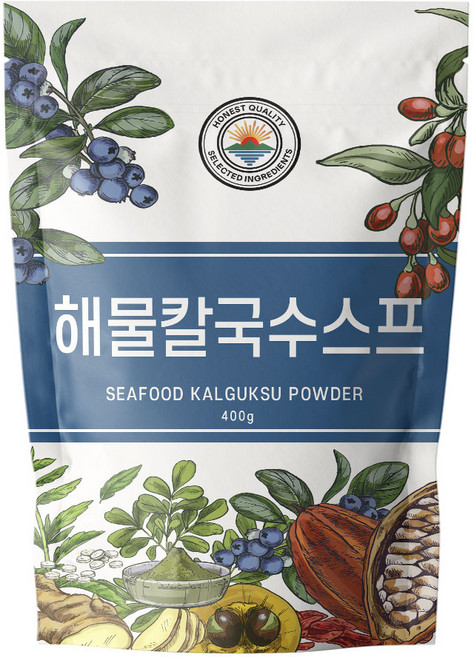 해나식품 해물칼국수 스프 분말 가루, 1개, 400g
