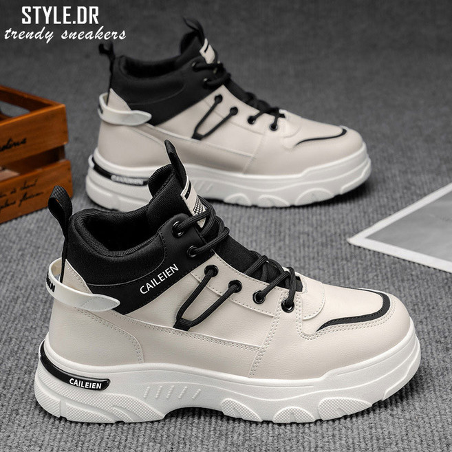 스타일닥터 남성 클래식 하이탑 부츠 예비군군화 전투화 캐주얼 패션 예비군 작업화