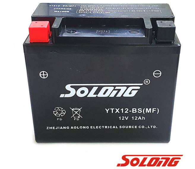 소롱배터리 BMW F800ST 용-소롱배터리YTX12-BS(12V12A) SOLONG밧데리, 1개