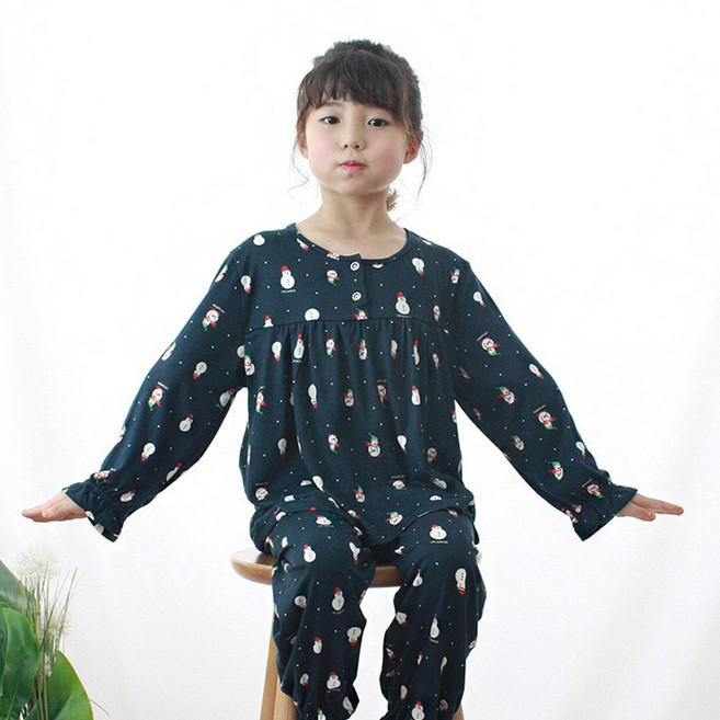 21FW 파티오 피치기모 캐릭터 잠옷세트 여아동용