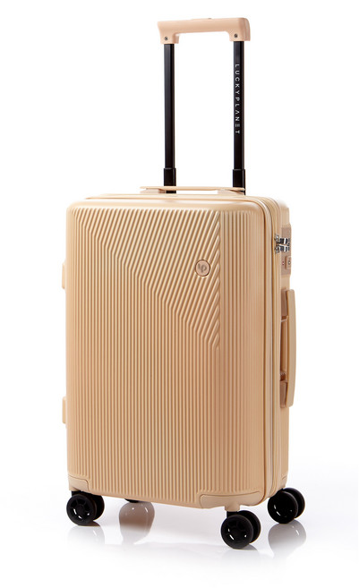 [LUCKY PLANET] 프루티 캐리어 21형 기내용 확장지퍼 TSA락_피치