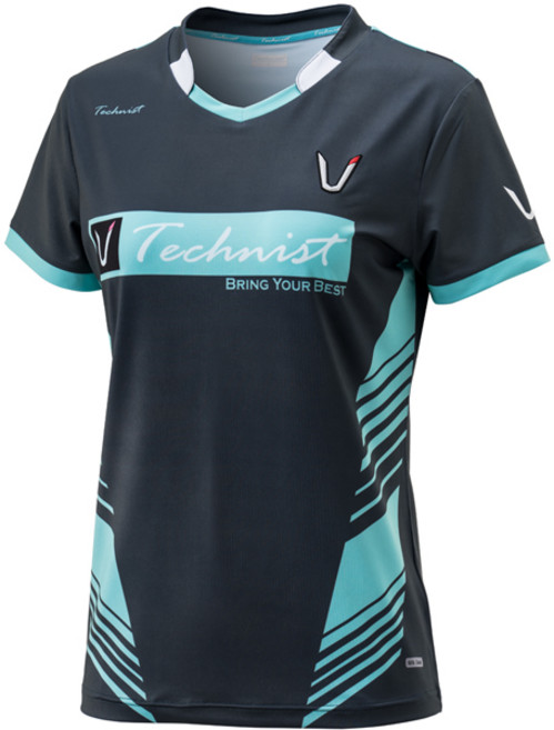테크니스트 티셔츠 배드민턴 상의 반팔티 민트 WTT-28511 GR 여성 배드민턴복