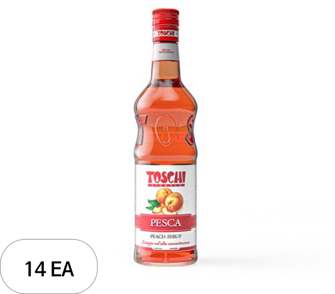 토스키 피치 시럽, 1L, 14개