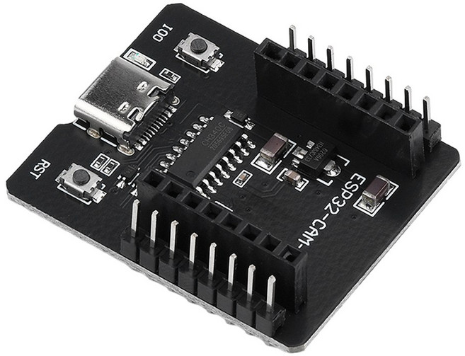 ESP32-CAM WiFi 모듈 Type-C ESP32 직렬-WiFi ESP32 CAM 개발 보드 ESP32-CAM-MB 5V Bluetooth + OV2640 카메라 모듈, With pin header