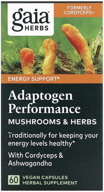 몸관리하세요 겨울입니다 Gaia Herbs 버섯 + 허브 동충하초 60 식물성 캡슐 특별관리진행, GaiaHerbs버섯허브동충하초60식물성캡슐, 1개 - 쿠팡