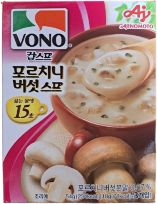 보노 포르치니 버섯 스프, 54g, 15개