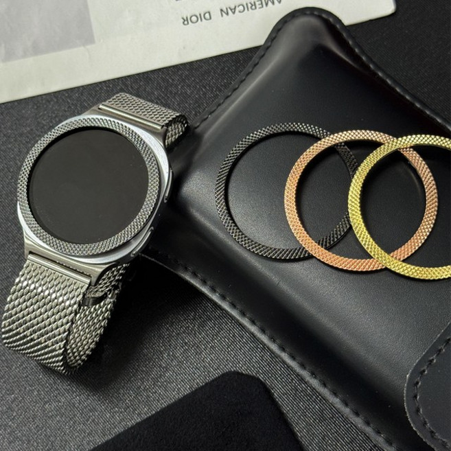 레온티나 갤럭시워치 8 베젤링 호환 40mm 44mm 베젤, 크로스 골드