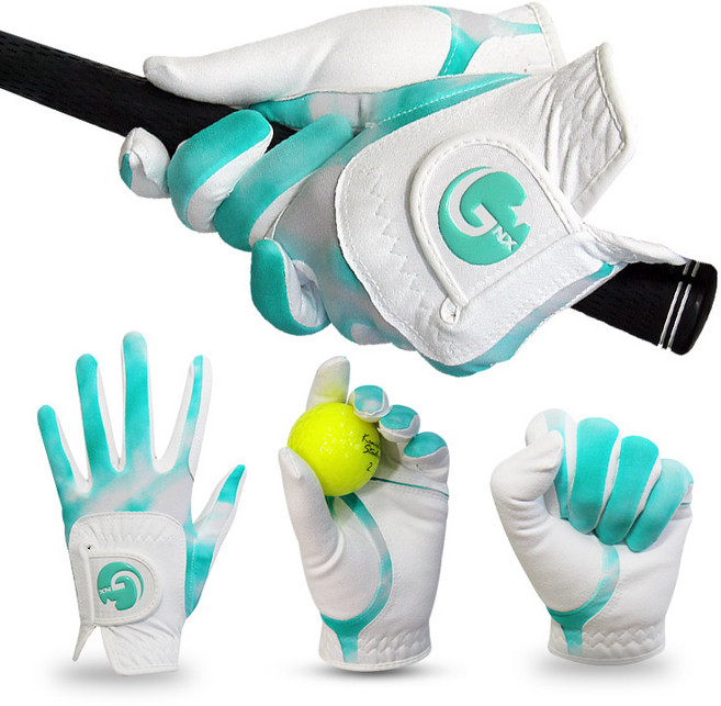 GNX 주니어 골프장갑 양손 아동용 쿨맥스 연습용 필드용 장갑, 주니어 양손, 1개
