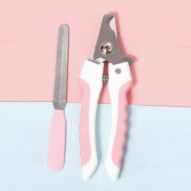 고양이 발톱 깎기 사포 세트 깎이 갈이 강아지 손톱 관리 1+1, 연블루1+1 00550HSC, 1세트