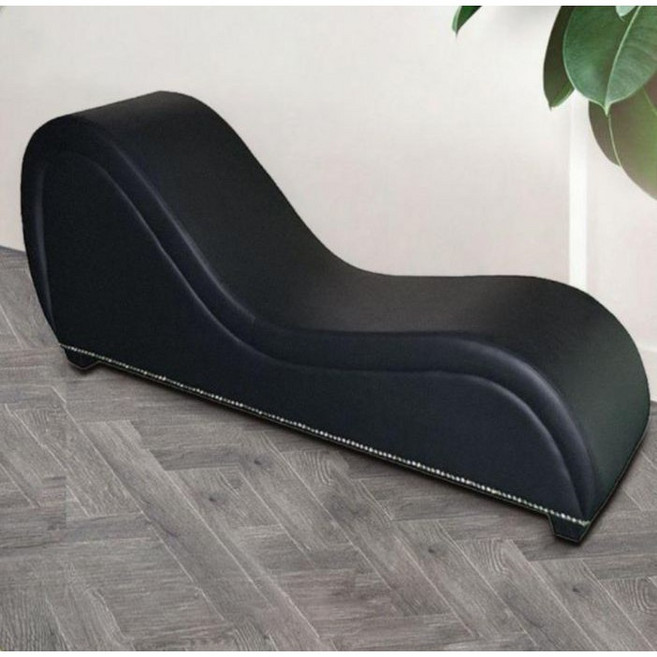 러브쇼파 러브체어 부부 성인용 무인텔 모텔 베드, 검은 색, 1개