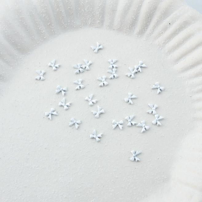 미니블링리본파츠 17시리즈 5종 3.8x3.4(10개입)-js, 화이트(10개입)