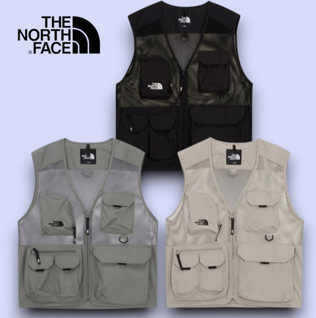 [국내매장정품] 노스페이스 조끼 베스트 남성 여름 메쉬 낚시 등산 조끼 25SS