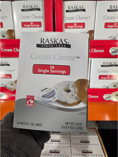 <식자재랜드>코스트코 Raskas 라스카스 크림치즈 미국산크림치즈, 1개, 1.361kg