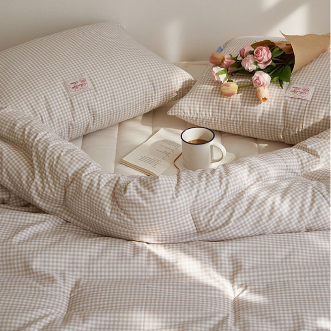 寢谷家居 韓國四季被 韓國棉被 四季通用款 輕柔雲朵被, 韓國四季被 牛奶可可