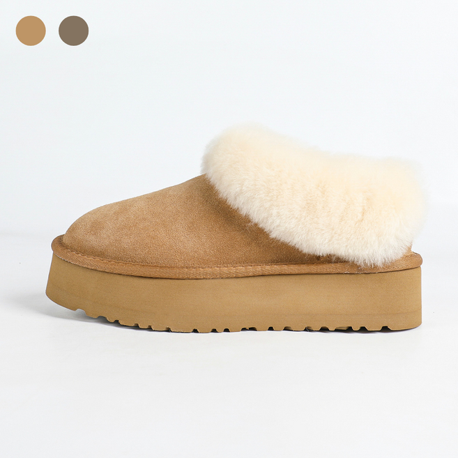 페조 여성 천연양털 소가죽 슬립온 뮬 블로퍼 PZSOLT-7912