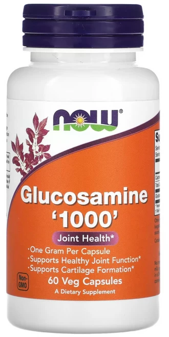 나우푸드 글루코사민 1000 60베지캡슐 NOW Foods Glucosamine 1000, 60정, 1개 - 쿠팡
