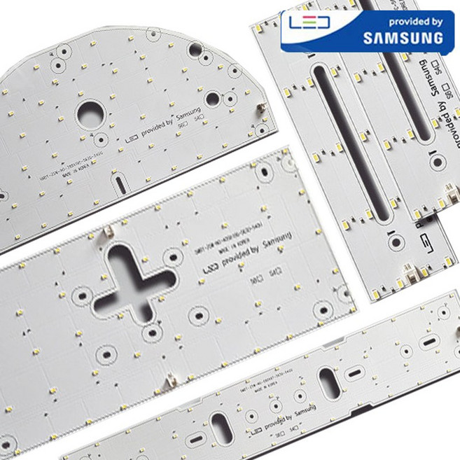 LED모듈 삼성칩 조명 고급형 S4 기판+안정기+부속품 풀세트 더나은조명 전등 교체, 고급형_03.원형방등25W 1등용 (398x190), 1세트, 삼성칩 S4 KC 차가운흰색 6500K