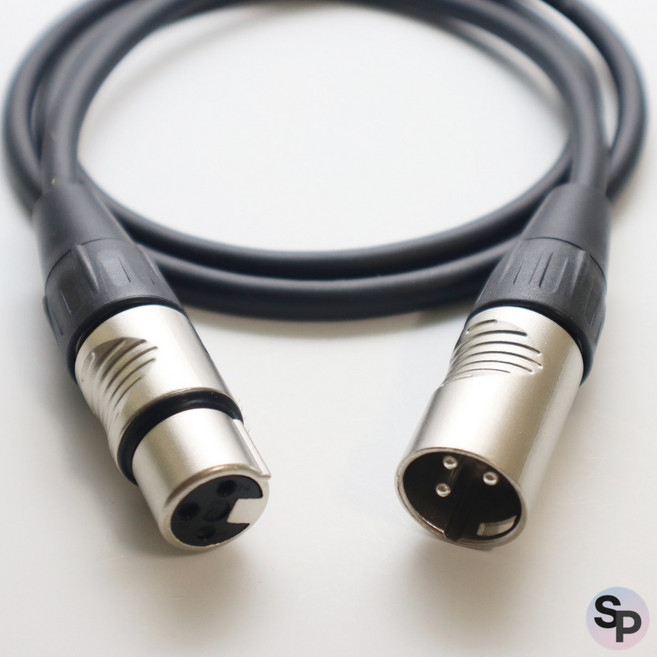 캐논잭 모가미 2549 XLR 마이크 연결선 케이블 연장선 암 - 수 수제작 (길이 선택), 5m