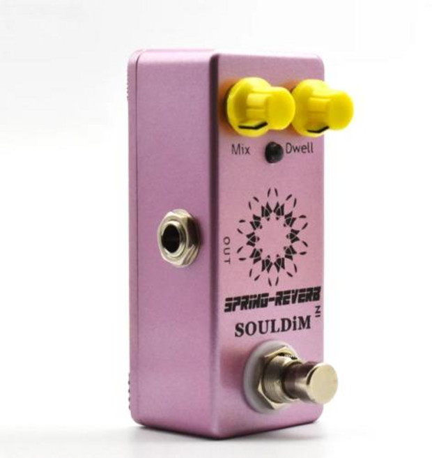 SoulDiM 일렉트릭 기타 페달 소음 감소 용수철 리버브 아날로그 지연 프리앰프 미니 스크리머 오버드라이브 XP 부스터 호환, 1개