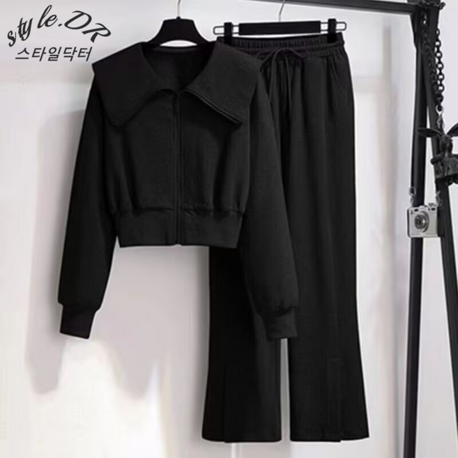 스타일닥터 여성 봄가을 트레이닝복 세트 트레이닝 긴팔세트 집업 캐주얼 상하의 세트