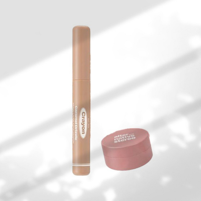 얼터너티브스테레오 무드 레이어 스틱 크레용 1.4g, [립앤치크] 01호 카라멜 드리즐, 1개