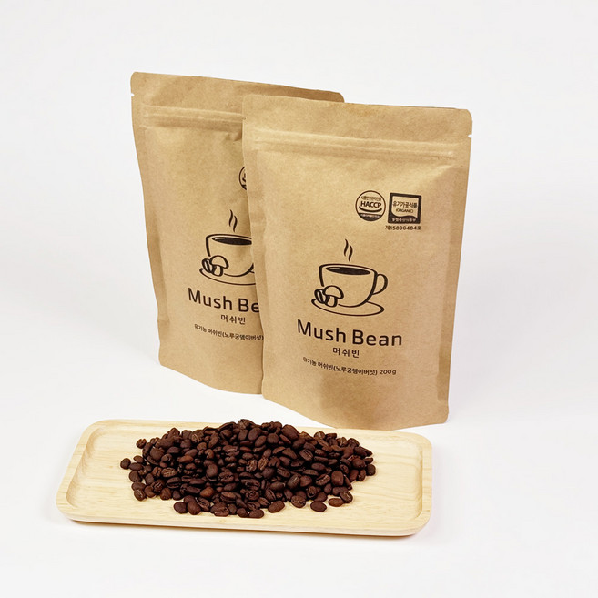 파푸아뉴기니 유기농 블루마운틴 버섯커피 머쉬빈 200g, 1개, 1개