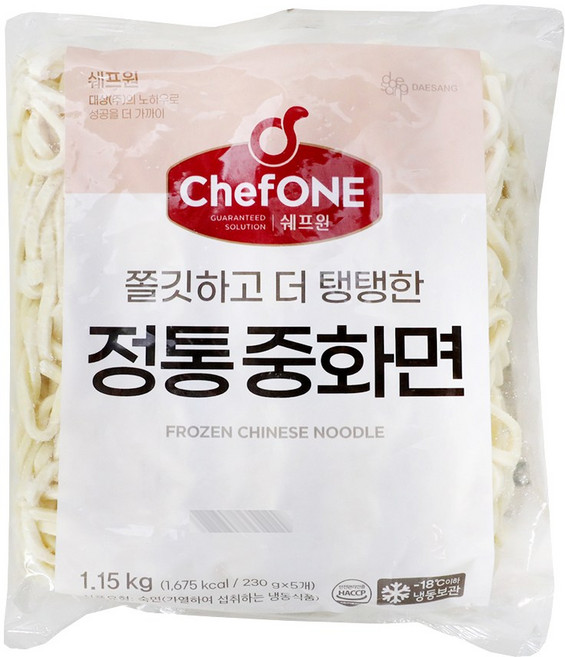 쉐프원)냉동 중화면 1.15kg, 2개