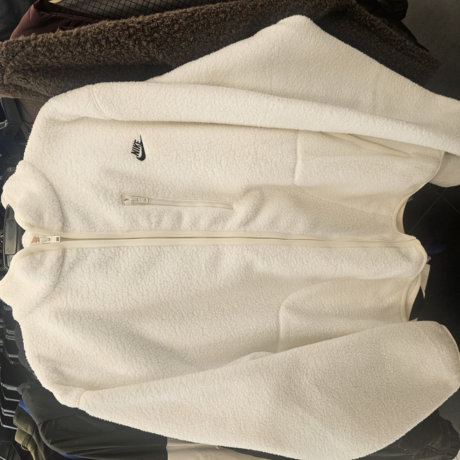 [국내A/S가능정품] 나이키 스포츠웨어 클럽 남성 여성 플리스 후리스 뽀글이 재킷 사이즈 105 ( XL )