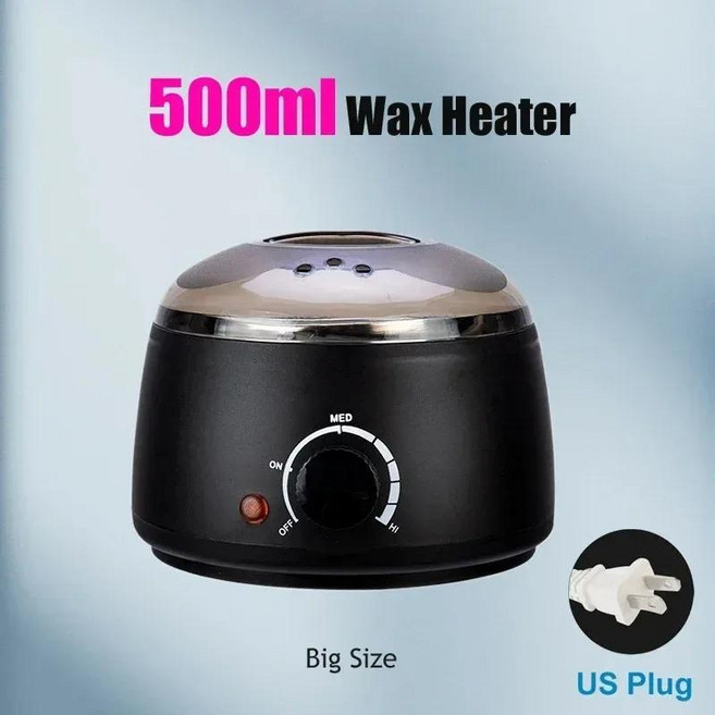 녹는 기계 가열 냄비 제모 콩 스파 바디 여행 스파용 파라핀, 1개, 7) 036-B-US-500ML