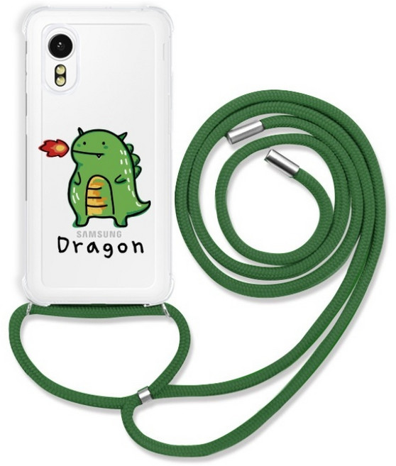 로윈 갤럭시 XCover5 (G525) 리틀프렌지폰5 신비키즈폰2 ZEM꾸러기폰 방탄젤리 도난방지 목걸이줄 휴대폰케이스