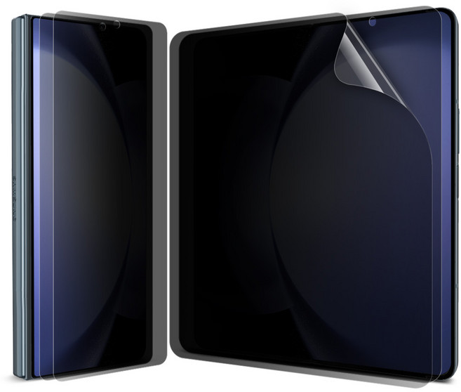 [업그레이드]다이아큐브 삼성 갤럭시 Z폴드7 6 5 4 3 2 SE 프라이버시 사생활보호필름[내면+전면], 2세트