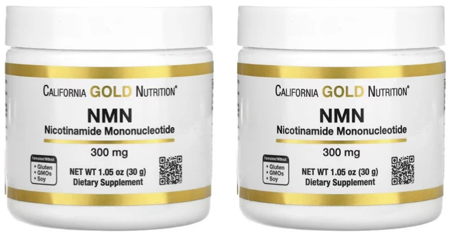 [1+1] 캘리포니아골드뉴트리션 NMN 분말 300mg 30g, 2개 - 쿠팡
