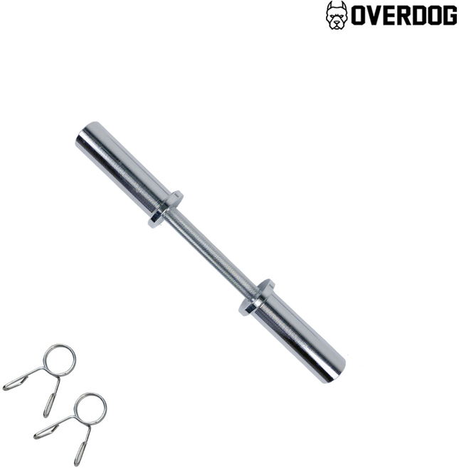 오버독 500 중량아령봉, 3.7kg, 1개, 크롬