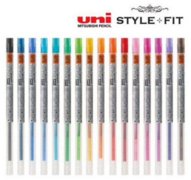 유니 시그노 스타일핏트 젤잉크 리필심 UMR-109 0.38mm, 레드