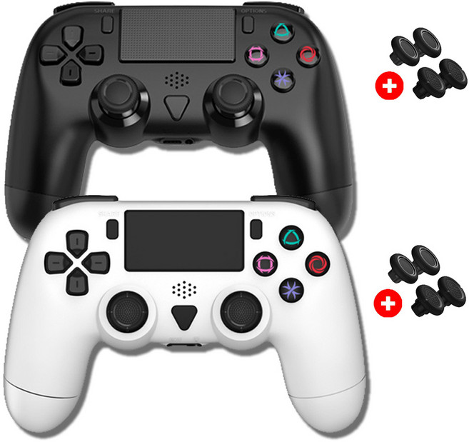 [국내정발] PS4 듀얼쇼크4 무선 컨트롤러 피파 PC 스팀 호환 / DOBE 클론 패드 /안드로이드 /PS리모트 가능, 블랙, 1개