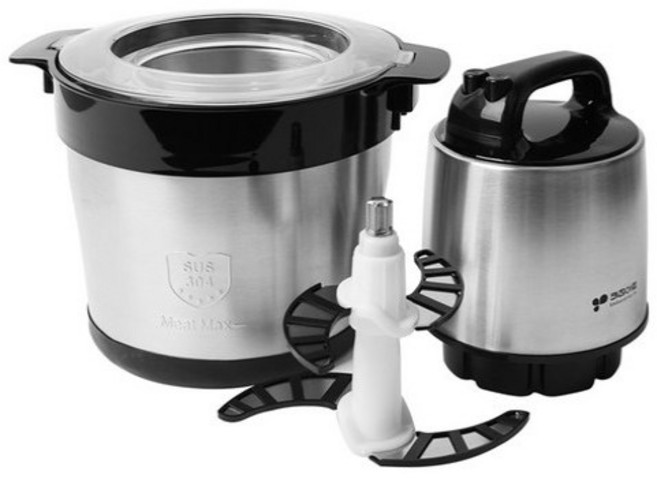 키친아트 대용량 S자 2중 칼날 스테인레스 멀티다지기 6L KM-28FM, KM-28FM(스테인레스)