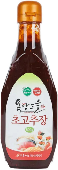 국내산 원재료 옥당고을 초고추장, 1개, 500g