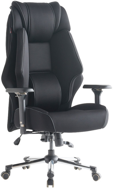 누카 커스텀체어 X900-PRO 4D 게이밍 컴퓨터 사무용 사무실 중역 PC방 편한 책상 의자, 블랙