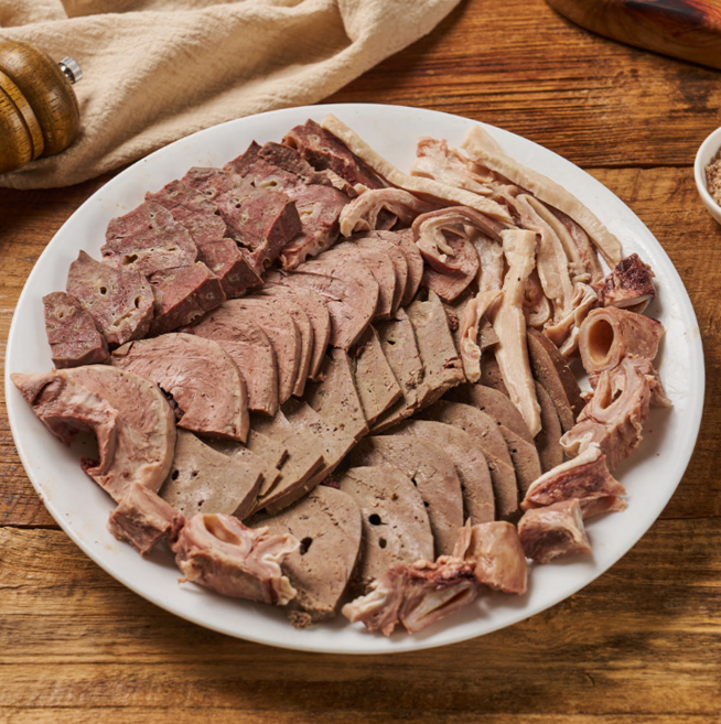 [병천순대] (도매) 내장모듬 3kg이상 (간 허파 울대 오소리) 순대국 돼지국밥 전골 곱창볶음, 1개, 3kg