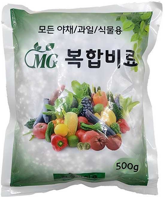 모든 야채과일식물용 복합비료 식물영양제, 500g, 1개